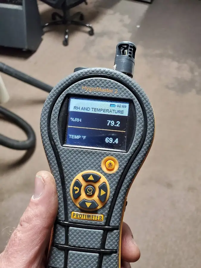 Moisture meter humidity assessment for Fire & Smoke Damage Restoration in Wood Dale